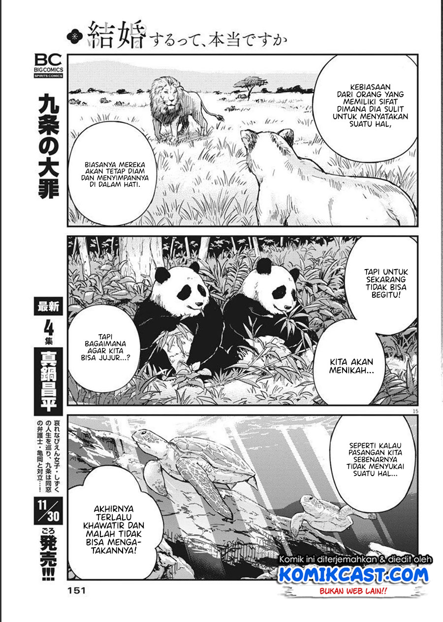 Kekkon Surutte, Hontou Desu ka? Chapter 59 Gambar 16
